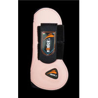 Produktbild von eQuick eLight Fluffy Gamaschen für Pferde in Rosa Größe M mit Plüsch