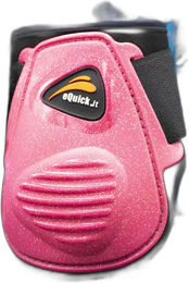 eQuick eLight Gamaschen für das hintere Pferd aus Neopren Rosa Größe S – Bild 1 von 1