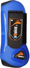Produktbild von eQuick eLight Gamaschen für Pferde aus Neopren Blau Größe S