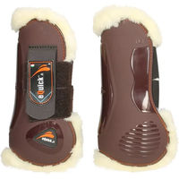 Produktbild von eQuick eLight Gamaschen für Pferde aus Neopren Braun Größe L - 180 g