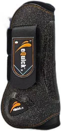Produktbild von eQuick eLight Gamaschen für Pferde aus Neopren in Schwarz mit Glitter Größe M