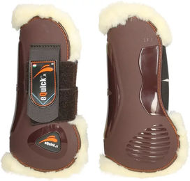 eQuick eLight Gamaschen für Pferde aus Neopren Medium Brown Größe M - 180 g – Bild 1 von 2