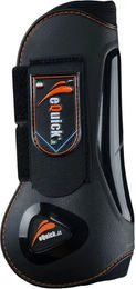 Produktbild von eQuick eLight Gamaschen für Pferde aus Neopren Schwarz Größe L