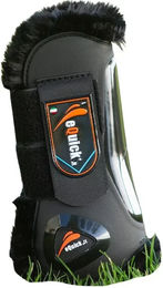 eQuick eLight Vorderbeingamaschen für Ponys aus Kunststoff in Schwarz Panther - 300 g – Bild 1 von 1