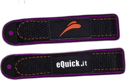 Produktbild von eQuick Ersatzgurt für Gamaschen aus Nylon in Schwarz für Vollblut/VB
