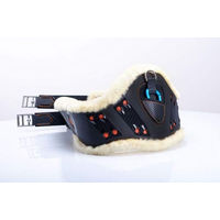 Produktbild von EQUICK eSapphire Sattelgurt mit No Kill Kunstfell in Braun 120 cm - 120 cm