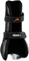 Produktbild von eQuick eShock legend scratch Gamaschen für Pferde aus Neopren Schwarz Größe L