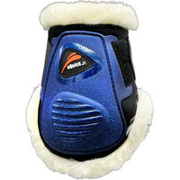 Produktbild von eQuick Gamaschen aus Kunststoff Blau für Vollblut