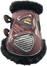 Produktbild von eQuick Gamaschen aus Neopren Braun mit Pony