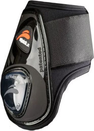 Produktbild von eQuick Gamaschen aus Neopren für Vollblut Pferde in Braun oder Schwarz