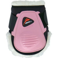 Produktbild von eQuick Gamaschen eLight Fluffy aus Plüsch Größe M Rosa für Pferde - 230 g