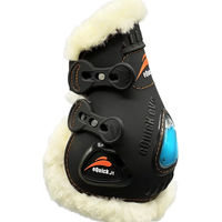 Produktbild von eQuick Gamaschen Pony Plüsch Schwarz FEI-konform