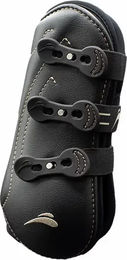 Produktbild von eQuick Glam Vorderbeingamaschen aus Neopren Schwarz für Vollblut Pferde