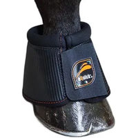 Produktbild von eQuick Hufglocken Gamaschen aus Neopren Schwarz Größe L