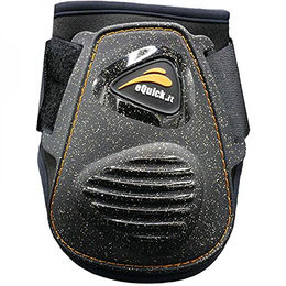 Produktbild von eQuick Nackenschutz Modell eLIGHT Rear Glitter Blau für Warmblut