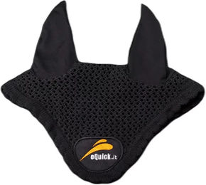 eQuick Ohrenkappe für Pferde aus Polyester in Schwarz – Bild 1 von 1