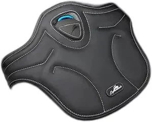 Produktbild von eQuick Sattelgurt aus Mikrofaser in Beige oder Schwarz