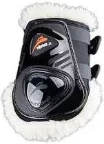 Produktbild von eQuick Streichkappen Gamaschen aus Kunststoff für Vollblut in Braun oder Schwarz