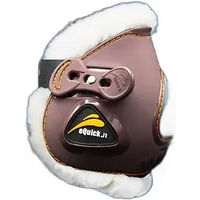 Produktbild von eQuick Streichkappen Gamaschen in Lila und Braun Größe S