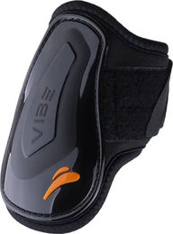 Produktbild von eQuick Vibe Velcro Hinterbeingamaschen für Ponys in Schwarz aus Kunststoff