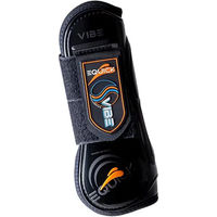 Produktbild von eQuick Vibe Velcro Vorderbeingamaschen aus TPR Schwarz Größe M