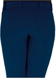 Produktbild von Equicomfort Basic Lycra-Reithose für Damen aus Baumwolle Blau Größe 34
