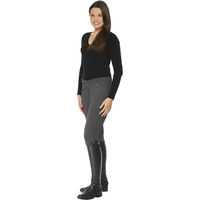 Produktbild von Equicomfort Basic Lycra-Reithose für Damen aus Baumwolle Grau Größe 34