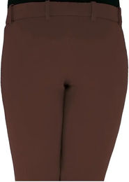 Produktbild von Equicomfort Lycra-Reithose für Mädchen aus Baumwolle Braun