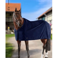 Produktbild von Equiline Abschwitzdecke Hugo Navy Blau Fleece