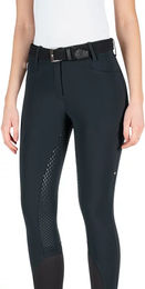 Equiline Adellek Reithose Damen mit Full Grip und hohem Bund in Schwarz Größe 38 IT – Bild 1 von 7