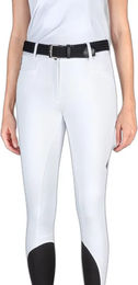 Equiline Adellek Reithose Damen mit Full Grip und hohem Bund in Weiß Größe 40 IT – Bild 1 von 7