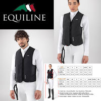 Produktbild von Equiline Airbagweste ECLAIR Unisex Schwarz Größe XS