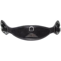 Produktbild von Equiline Anatomisch geformter Dressurreitgurt aus Kunstleder in Schwarz 50 cm