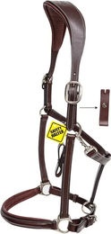 Produktbild von Equiline Anatomisches Lederhalfter für Vollblut in Schwarz oder Braun