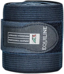 Equiline Arbeitsbänder Work ElastikFleece für Pferde Blau 2er Pack – Bild 1 von 2
