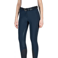 Produktbild von Equiline Arlette Full Grip Reithose Damen aus Baumwolle Blau Größe 34