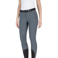 Produktbild von Equiline Ash Reithose Damen mit Kniegrip Grau aus Baumwolle Größe 42