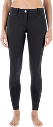 Equiline Ash X-Grip Kniebesatzreithose Damen Schwarz Größe 40 – Bild 1 von 1