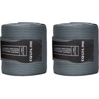 Produktbild von Equiline Bandagen Work ElastikFleece Gamaschen für Pferde in Braun und Grau