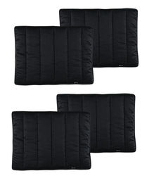 Produktbild von Equiline Bandagierunterlagen Quilted Gamaschen aus Baumwolle 4er Set Schwarz