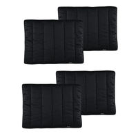 Produktbild von Equiline Bandagierunterlagen Quilted Gamaschen aus Baumwolle 4er Set Schwarz