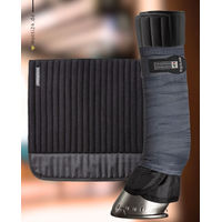 Produktbild von Equiline Bandagierunterlagen Xaviar Gamaschen 4er Set Schwarz