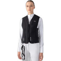 Produktbild von Equiline Belair Airbag-Weste für Damen in Schwarz Größe L aus Cordura-Stretch
