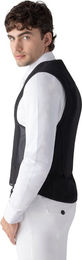 Equiline Belair Airbag Weste Unisex Schwarz XS aus CorduraStretch – Bild 1 von 5