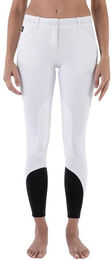 Equiline Boston Reithose Damen mit Kniebesatz aus Baumwolle Schwarz Größe 38 – Bild 1 von 3