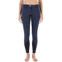 Produktbild von Equiline Boston Reithose Damen mit Kniebesatz blau Größe 36