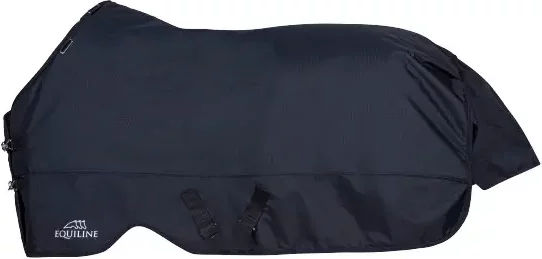 Produktbild von Equiline Calantha Outdoor-Decke für Pferde in Weiß Blau oder Schwarz aus Polyester Größe XS