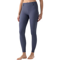 Produktbild von Equiline Calref Reitleggings für Damen mit Vollgrip in Blau Größe XL