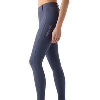Produktbild von Equiline Calrek Kniegrip Reitleggings Damen Blau Bunt Polyamid XS
