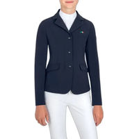 Produktbild von Equiline Carolink Turnierjacket für Mädchen aus Nylon in Blau Größe 10/11 Jahre